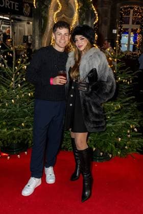 Katys X mas Wonderland 2025 Marco Strecker and Nathalie Gaus at Katys X mas Wonderland Event by Kate Merlan in the Wolkenburg Koeln on 02 12 2025 Koeln Wolkenburg Nordrhein Westfalen