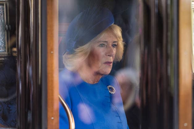 December 3, 2025, Windsor, England, United Kingdom: QUEEN CAMILLA travels in a carriage towards Windsor Castle during the State Visit to the United Kingdom by the President of the Federal Republic of Germany, Frank-Walter Steinmeier and his wife Elke BoÂ¼denbender. Windsor United Kingdom - ZUMAs371 20251203_zip_s371_009 Copyright: xWiktorxSzymanowiczx