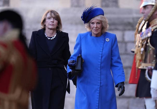 . 03 12 2025. Windsor, United Kingdom. King Charles III and Queen Camilla with the President of Germany and his wife at a ceremonial welcome at Windsor Castle on the first day of their State Visit to the United Kingdom.  xPicturexbyxxi-Imagesx xPoolx IIM-26430-0079