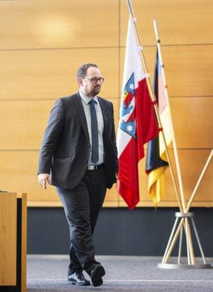 8 THURINGIAN STATE PARLIAMENT 29 PLENARY SESSION FOR EDITORIAL PURPOSES ONLY EDITORIAL USE ONLY p 03 12 2025 Erfurt Thuringian State Parliament 8 Election Period 29 Plenary Session in the Photo State Parliament President Thadäus König CDU Germany Thueringen Erfurt Copyright SaschaxFromm Copyright: SaschaxFromm doc83j5aq5kedvx8uqi3ms ,EDITORIAL USE ONLY Copyright: SaschaxFromm