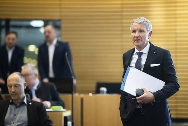 8 THURINGIAN STATE PARLIAMENT 29 PLENARY SESSION FOR EDITORIAL PURPOSES ONLY EDITORIAL USE ONLY p 03 12 2025 Erfurt Thuringian State Parliament 8 Election Period 29 Plenary Session in Photo Björn Höcke AfD , Parliamentary Group Leader Germany Thuringia Erfurt Copyright SaschaxFromm Copyright: SaschaxFromm doc83j5h2m79kg1lk68tijy ,EDITORIAL USE ONLY Copyright: SaschaxFromm