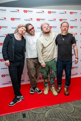 iHeartRadio 106.1 KISS FM s Jingle Ball - Arrivals Brent Smith, Eric Bass, Zach Myers and Barry Kerch of Shinedown attend iHeartRadio 106.1 KISS FM s Jingle Ball 2025 Presented by Capital One at Dickies Arena on December 02, 2025 in Fort Worth, Texas. Forth Worth Dickies Arena Texas USA Copyright: xDarahxHubbard imageSPACEx
