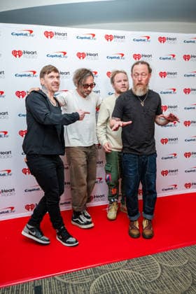 iHeartRadio 106.1 KISS FM s Jingle Ball - Arrivals Brent Smith, Eric Bass, Zach Myers and Barry Kerch of Shinedown attend iHeartRadio 106.1 KISS FM s Jingle Ball 2025 Presented by Capital One at Dickies Arena on December 02, 2025 in Fort Worth, Texas. Forth Worth Dickies Arena Texas USA Copyright: xDarahxHubbard imageSPACEx
