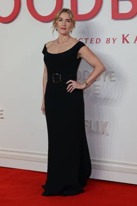 . 03 12 2025. London, United Kingdom. Kate Winslet arriving at the Goodbye June world premiere in London.  xStephenxLockx xi-Imagesx IIM-26431-0006