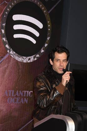 NEW YORK, NY - DECEMBER 3: Mark Ronson lights the Empire State Building with Spotify on December 3, 2025 in New York City. Copyright: xMediaPunchx