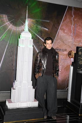 NEW YORK, NY - DECEMBER 3: Mark Ronson lights the Empire State Building with Spotify on December 3, 2025 in New York City. Copyright: xMediaPunchx