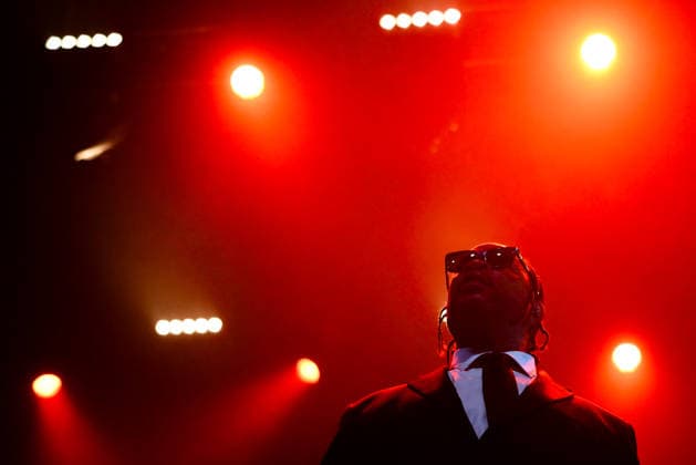 Russia Entertainment Xzibit Concert 9063939 03.12.2025 U.S. rapper Xzibit performs on stage during a concert of his Kingmaker Album Tour at the VK Stadium in Moscow, Russia. Vladimir Astapkovich Sputnik Moscow Russia  Copyright: xVladimirxAstapkovichx