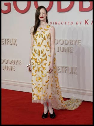 . 03 12 2025. London, United Kingdom. Andrea Riseborough arriving at the Goodbye June world premiere in London.  xStephenxLockx xi-Imagesx IIM-26431-0029