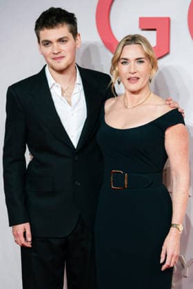 Goodbye June World Premiere - Arrivals (L-R) Joe Anders and Kate Winslet attend the Goodbye June World Premiere at the Curzon Mayfair, Credit:Lounis Tiar Avalon United Kingdom, London, Mayfair  Copyright: xLounisxTiarx xAvalonx 1056312219