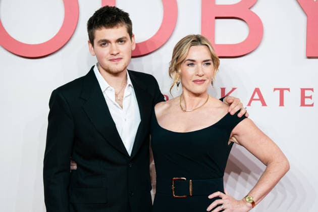 Goodbye June World Premiere - Arrivals (L-R) Joe Anders and Kate Winslet attend the Goodbye June World Premiere at the Curzon Mayfair, Credit:Lounis Tiar Avalon United Kingdom, London, Mayfair  Copyright: xLounisxTiarx xAvalonx 1056312256