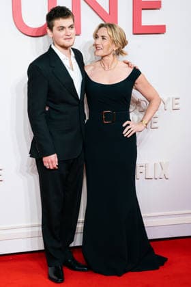 Goodbye June World Premiere - Arrivals (L-R) Joe Anders and Kate Winslet attend the Goodbye June World Premiere at the Curzon Mayfair, Credit:Lounis Tiar Avalon United Kingdom, London, Mayfair  Copyright: xLounisxTiarx xAvalonx 1056312592