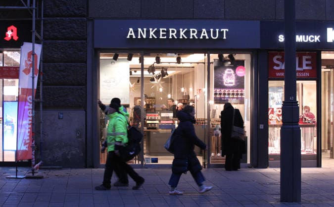Flagshipstore des Gewürzhändler Ankerkraut in der Hamburger Mönckebergstraße. Altstadt Hamburg *** Flagship store of the spice retailer Ankerkraut in Hamburgs Mönckebergstraße Altstadt Hamburg