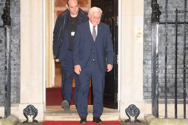 German President Frank-Walter Steinmeier State Visit at Downing Street, London, UK - 03 December 2025 German President Frank-Walter Steinmeier departs a meeting with British Prime Minister Sir Keir Starmer in Downing Street, London, England, UK on Wednesday 03 December, 2025 as part of a State Visit., Credit:Justin Ng Avalon UK, England, London, Downing Street Copyright: xJustinxNgx xAvalonx 1056282537