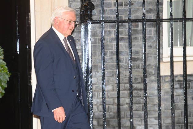 German President Frank-Walter Steinmeier State Visit at Downing Street, London, UK - 03 December 2025 German President Frank-Walter Steinmeier departs a meeting with British Prime Minister Sir Keir Starmer in Downing Street, London, England, UK on Wednesday 03 December, 2025 as part of a State Visit., Credit:Justin Ng Avalon UK, England, London, Downing Street Copyright: xJustinxNgx xAvalonx 1056282552