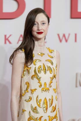 December 3, 2025, London, United Kingdom: Andrea Riseborough attends the Goodbye June World film premiere at Curzon Mayfair, London. London United Kingdom - ZUMAs197 20251203_aaa_s197_098 Copyright: xPhilxLewisx
