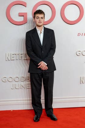 December 3, 2025, London, United Kingdom: Joe Anders attends the Goodbye June World film premiere at Curzon Mayfair, London. London United Kingdom - ZUMAs197 20251203_aaa_s197_121 Copyright: xPhilxLewisx