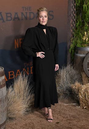 ˜The Abandons™ Premiere Gillian Anderson arriving to Netflix™s The Abandons™ premiere held at the Netflix Tudum Theater on December 3, 2025 in Hollywood, Ca. Hollywood Netflix Tudum Theater California USA Copyright: xStarbuck AFF-USA.COMx