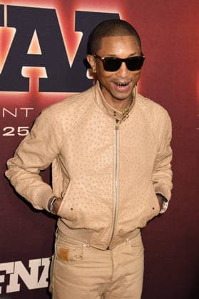 NEW YORK, NY - DECEMBER 3: Pharrell Williams at the 2025 Footwear News Achievement Awards at Cipriani 25 on December 3, 2025 in New York City. Copyright: xMediaPunchx