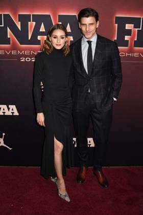 NEW YORK, NY - DECEMBER 3: Olivia Palermo and Johannes Huebl at the 2025 Footwear News Achievement Awards at Cipriani 25 on December 3, 2025 in New York City. Copyright: xMediaPunchx