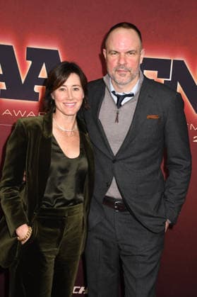 NEW YORK, NY - DECEMBER 3: Rachel Powers and Chris Hufnagel at the 2025 Footwear News Achievement Awards at Cipriani 25 on December 3, 2025 in New York City. Copyright: xMediaPunchx