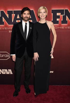 NEW YORK, NY - DECEMBER 3: Michael Atmore and Amanda Smith at the 2025 Footwear News Achievement Awards at Cipriani 25 on December 3, 2025 in New York City. Copyright: xMediaPunchx