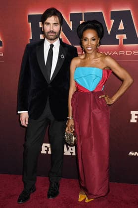 NEW YORK, NY - DECEMBER 3: Michael Atmore and June Ambrose at the 2025 Footwear News Achievement Awards at Cipriani 25 on December 3, 2025 in New York City. Copyright: xMediaPunchx