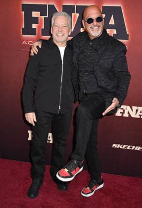 NEW YORK, NY - DECEMBER 3: Michael Greenberg and Howie Mandel at the 2025 Footwear News Achievement Awards at Cipriani 25 on December 3, 2025 in New York City. Copyright: xMediaPunchx