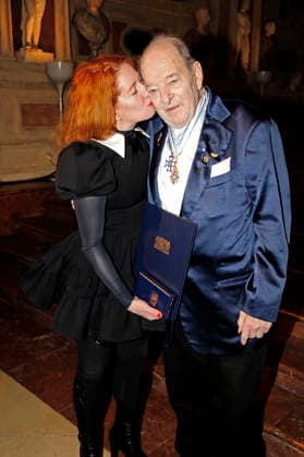 Ralph Siegel with his wife Laura Siegel at the award ceremony for the Bavarian Maximilian Order by the Minister President of the Free State of Bavaria in the Antiquarium of the Munich Residence Munich, 03 12 2025 Foto:xAgenturxWehnertx xGränzdörferx xFuturexImagex ordensverleihung_5212
