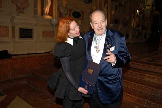 Ralph Siegel with his wife Laura Siegel at the award ceremony for the Bavarian Maximilian Order by the Minister President of the Free State of Bavaria in the Antiquarium of the Munich Residence Munich, 03 12 2025 Foto:xAgenturxWehnertx xGränzdörferx xFuturexImagex ordensverleihung_5214