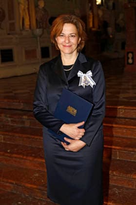 Martina Gedeck receiving the Bavarian Maximilian Order from the Minister President of the Free State of Bavaria in the Antiquarium of the Munich Residence Munich, 03 12 2025 Foto:xAgenturxWehnertx xGränzdörferx xFuturexImagex ordensverleihung_5223
