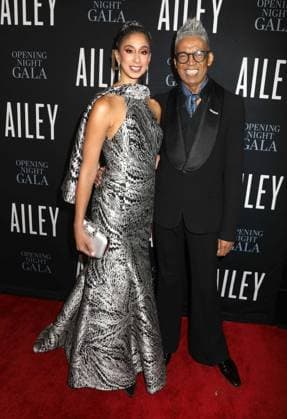 December 3, 2025, New York, New York, USA: Artistic Director ALICIA GRAF MACK and designer B MICHAEL seen during the red carpet arrivals for the 2025 Alvin Ailey American Dance TheaterÃ¢â‚¬â ¢s Opening Night Gala held New York CIty Center. New York USA - ZUMAk03_ 20251203_zaf_k03_044 Copyright: xNancyxKaszermanx