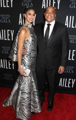 December 3, 2025, New York, New York, USA: Artistic Director ALICIA GRAF MACK and her husband KIRBY MACK seen during the red carpet arrivals for the 2025 Alvin Ailey American Dance TheaterÃ¢â‚¬â ¢s Opening Night Gala held New York CIty Center. New York USA - ZUMAk03_ 20251203_zaf_k03_046 Copyright: xNancyxKaszermanx