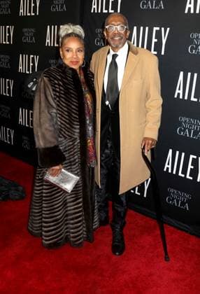 December 3, 2025, New York, New York, USA: Actor PHYLICIA RASHAD and choreographer GEORGE FAISON seen during the red carpet arrivals for the 2025 Alvin Ailey American Dance TheaterÃ¢â‚¬â ¢s Opening Night Gala held New York CIty Center. New York USA - ZUMAk03_ 20251203_zaf_k03_113 Copyright: xNancyxKaszermanx