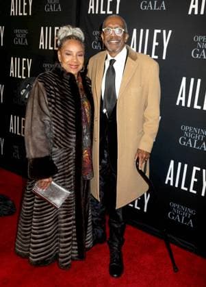 December 3, 2025, New York, New York, USA: Actor PHYLICIA RASHAD and choreographer GEORGE FAISON seen during the red carpet arrivals for the 2025 Alvin Ailey American Dance TheaterÃ¢â‚¬â ¢s Opening Night Gala held New York CIty Center. New York USA - ZUMAk03_ 20251203_zaf_k03_114 Copyright: xNancyxKaszermanx