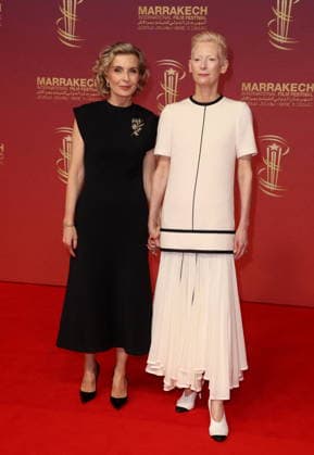 Melita Toscan du Plantier and Tilda Swinton at the 22nd edition of the Marrakech International Film Festival on 3 December 2025 Dominique Jacovides Bestimage 22nd edition of the Marrakech International Film Festival on 3 December 2025 Marrakech Morocco  Copyright: xDOMINIQUExJACOVIDESx xBESTIMAGExDOMINIQUExJACOVIDESx xBESTIMAGEx