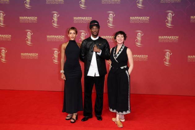 Akinola Davies Jr and Rachel Dargavel at the 22nd edition of the Marrakech International Film Festival on 3 December 2025 Dominique Jacovides Bestimage 22nd edition of the Marrakech International Film Festival on 3 December 2025 Marrakech Morocco  Copyright: xDOMINIQUExJACOVIDESx xBESTIMAGExDOMINIQUExJACOVIDESx xBESTIMAGEx