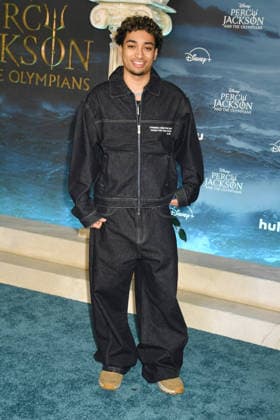 LOS ANGELES, CA - DECEMBER 3: Orlando Lucas at the season 2 world premiere of Disney+ s Percy Jackson and the Olympians at Academy Museum of Motion Pictures on December 03, 2025 in Los Angeles, California. Copyright: xJeffreyxMayerx xMediaPunchx
