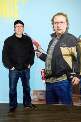 Bjarne Mädel at the preview of the NDR comedy Prange Man ist ja Nachbar at UCI Mundsburg, Hamburg, 03 12 2025 Foto:xgbrcix xFuturexImagex prange_5244