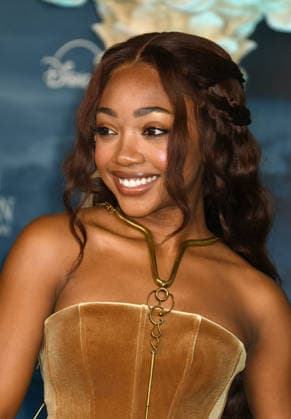 LOS ANGELES, CA - DECEMBER 3: Leah Sava Jeffries at the season 2 world premiere of Disney+ s Percy Jackson and the Olympians at Academy Museum of Motion Pictures on December 03, 2025 in Los Angeles, California. Copyright: xJeffreyxMayerx xMediaPunchx