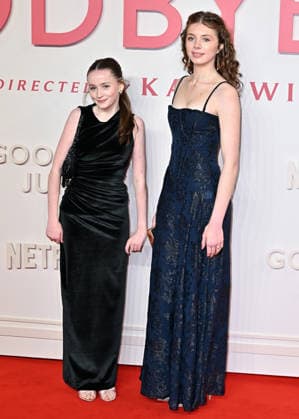 Flora Jacoby Richardson and Nancy Hannan attends Goodbye June World Premiere at Curzon Mayfair in London, England. UK. Wednesday 3rd December 2025 Copyright: xJamesxWarrenx ae17p748