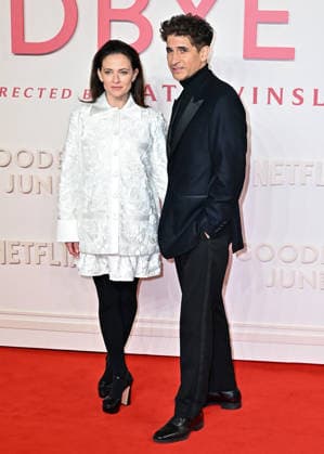 Lara Pulver and Raza Jaffrey attends Goodbye June World Premiere at Curzon Mayfair in London, England. UK. Wednesday 3rd December 2025 Copyright: xJamesxWarrenx ae17p730