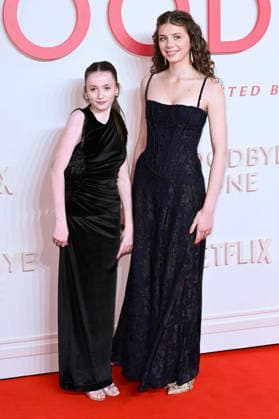 Flora Jacoby Richardson and Nancy Hannan at the world premiere of the movie Goodbye June at Curzon Mayfair London, 03 12 2025 Foto:xS.xVasx xFuturexImagex june_5236