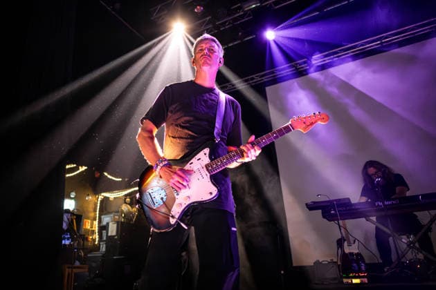 Mew live in Oslo, Norway Oslo, Norway. 03rd, December 2025. The Danish band Mew performs a live concert at Sentrum Scene in Oslo. Here guitarist Mads Wegner is seen live on stage. Norway, Oslo, Sentrum Scene  Copyright: xGonzalesxPhoto TerjexDokkenx