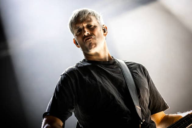 Mew live in Oslo, Norway Oslo, Norway. 03rd, December 2025. The Danish band Mew performs a live concert at Sentrum Scene in Oslo. Here guitarist Mads Wegner is seen live on stage. Norway, Oslo, Sentrum Scene  Copyright: xGonzalesxPhoto TerjexDokkenx