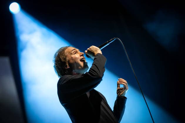 Mew live in Oslo, Norway Oslo, Norway. 03rd, December 2025. The Danish band Mew performs a live concert at Sentrum Scene in Oslo. Here singer and songwriter Jonas Bjerre is seen live on stage. Norway, Oslo, Sentrum Scene  Copyright: xGonzalesxPhoto TerjexDokkenx