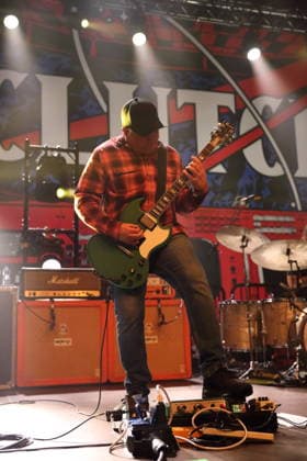 Tim Sult from the band Clutch at a concert at Huxleys Neue Welt in Berlin, December 3, 2025 Clutch concert Berlin