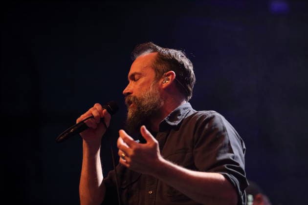 Neil Fallon from the band Clutch at a concert at Huxleys Neue Welt in Berlin, December 3, 2025 Clutch concert Berlin