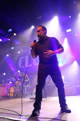 Neil Fallon from the band Clutch at a concert at Huxleys Neue Welt in Berlin, December 3, 2025 Clutch concert Berlin