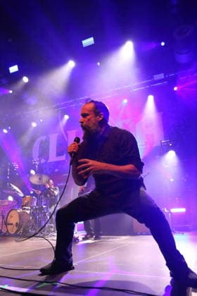 Neil Fallon from the band Clutch at a concert at Huxleys Neue Welt in Berlin, December 3, 2025 Clutch concert Berlin
