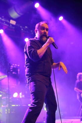 Neil Fallon from the band Clutch at a concert at Huxleys Neue Welt in Berlin, December 3, 2025 Clutch concert Berlin
